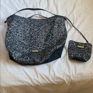 Jimmy choo tote bag and pouch